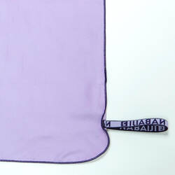 Microfibre Towel for Swimming Lila Size L 80 x 130 cm