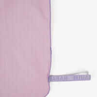 Microfibre Towel for Swimming Lila Size L 80 x 130 cm