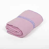 Microfibre Towel for Swimming Lila Size L 80 x 130 cm