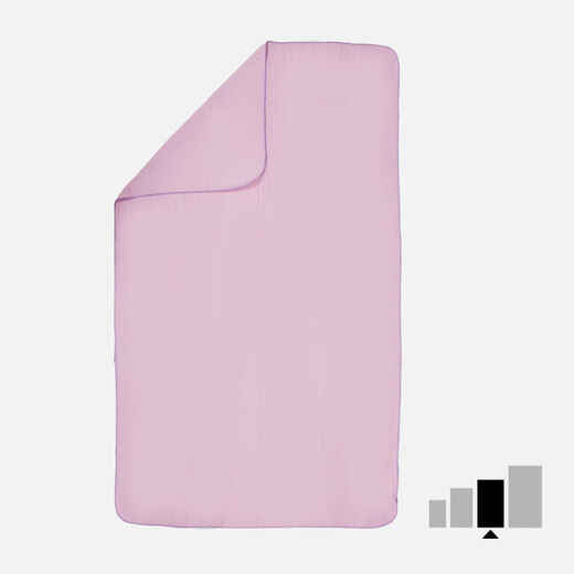 
      Serviette De Bain Microfibre Lila Taille L 80 x 130 cm
  