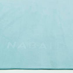 Swimming Microfibre Towel Size L 80 x 130 cm Light Green