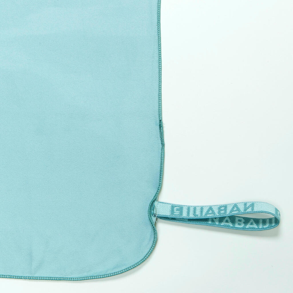 Swimming Microfibre Towel Size L 80 x 130 cm - Blue