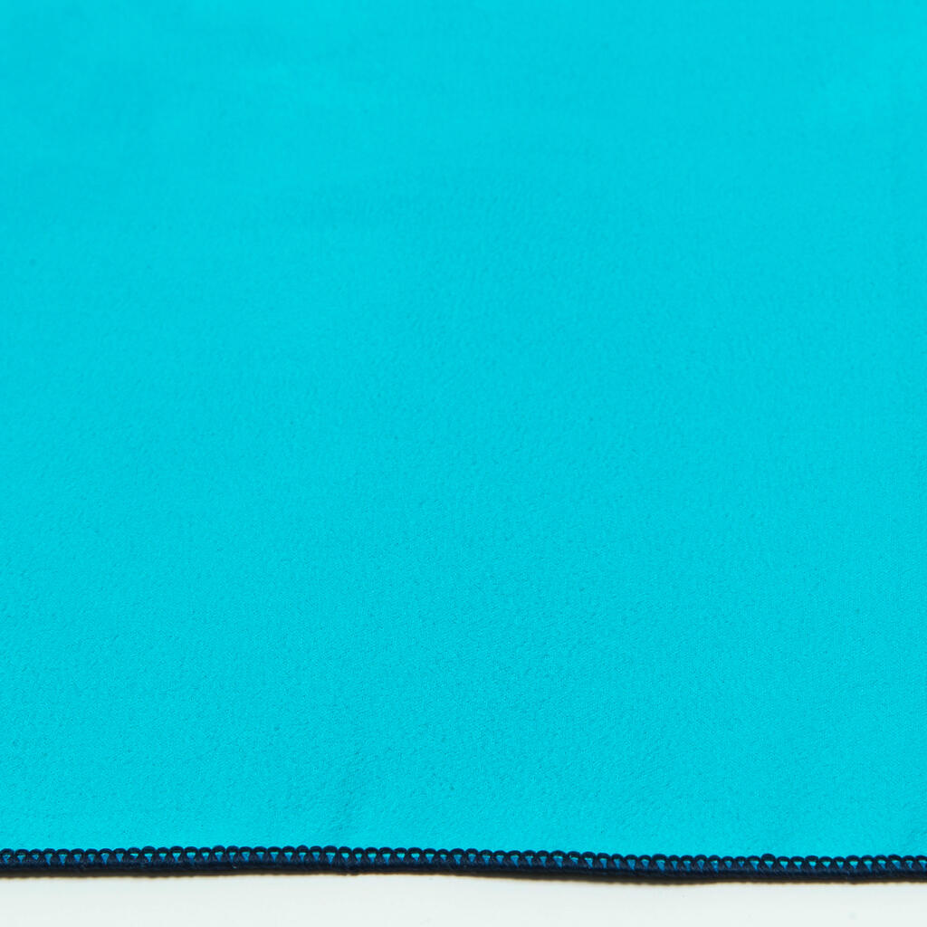 Mikropluošto rankšluostis plaukimui, S dydžio, 39 x 55 cm, dvipusis, mėlynas