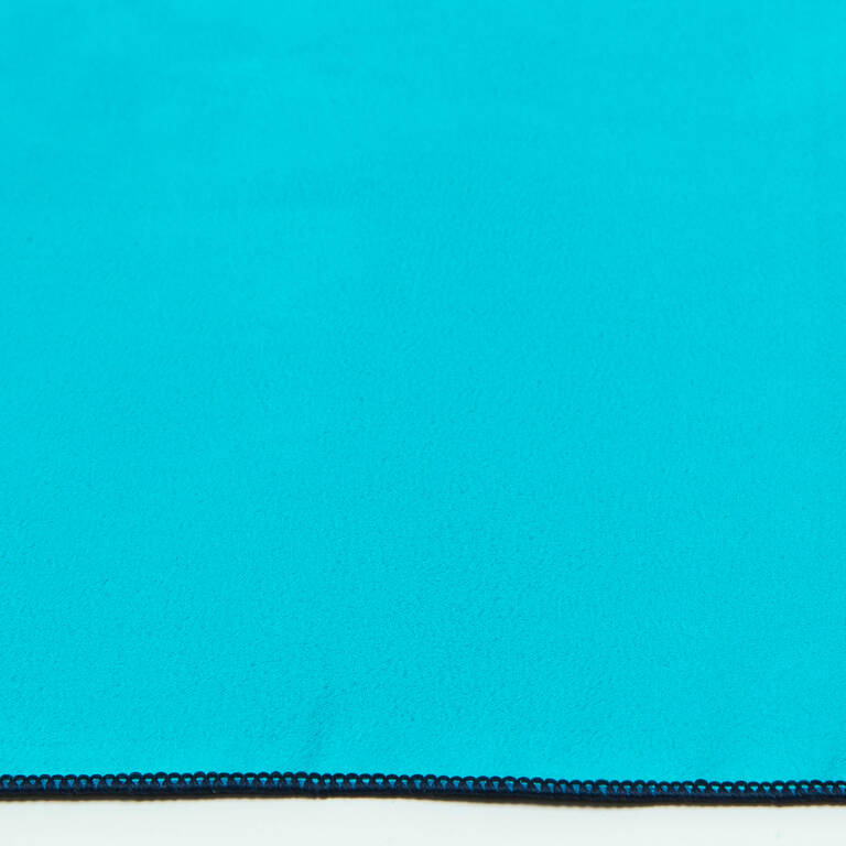 Handuk Renang Microfibre Ukuran S 39 x 55 cm dua-sisi biru/hijau
