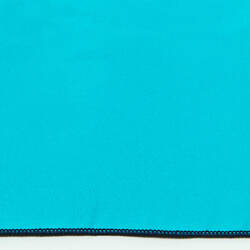 Swimming Microfibre Towel Size S 39 x 55 cm double-sided blue/green