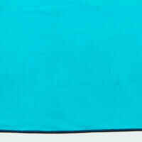 Microfibre Towel for Swimming Size M 60 x 80 cm double-sided Blue/Green