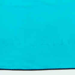Microfibre Towel for Swimming Size M 60 x 80 cm double-sided Blue/Green