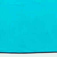 فوطة ميكروفيبر للسباحة بوجهين مقاس M 60 × 80 سم - أزرق/أخضر