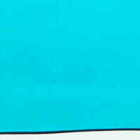 מגבת שחייה מיקרופייבר מידה L 80 X 130 ס"מ דו צדדי כחול/ירוק