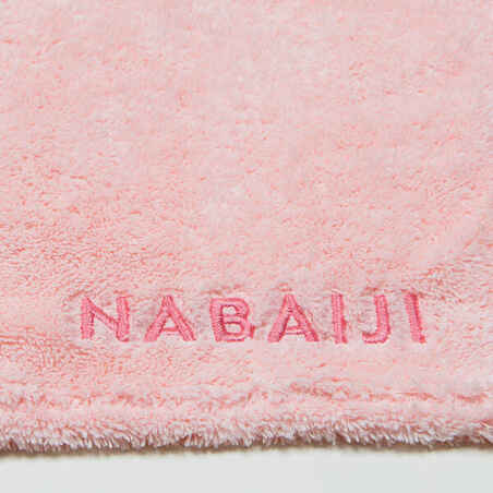 Ultra-soft Microfibre swimming towel size XL 110 x 175 cm light pink