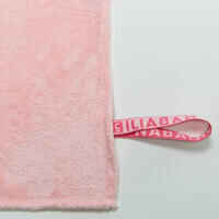 Ultra-soft Microfibre swimming towel size L 110 x 175 cm light pink
