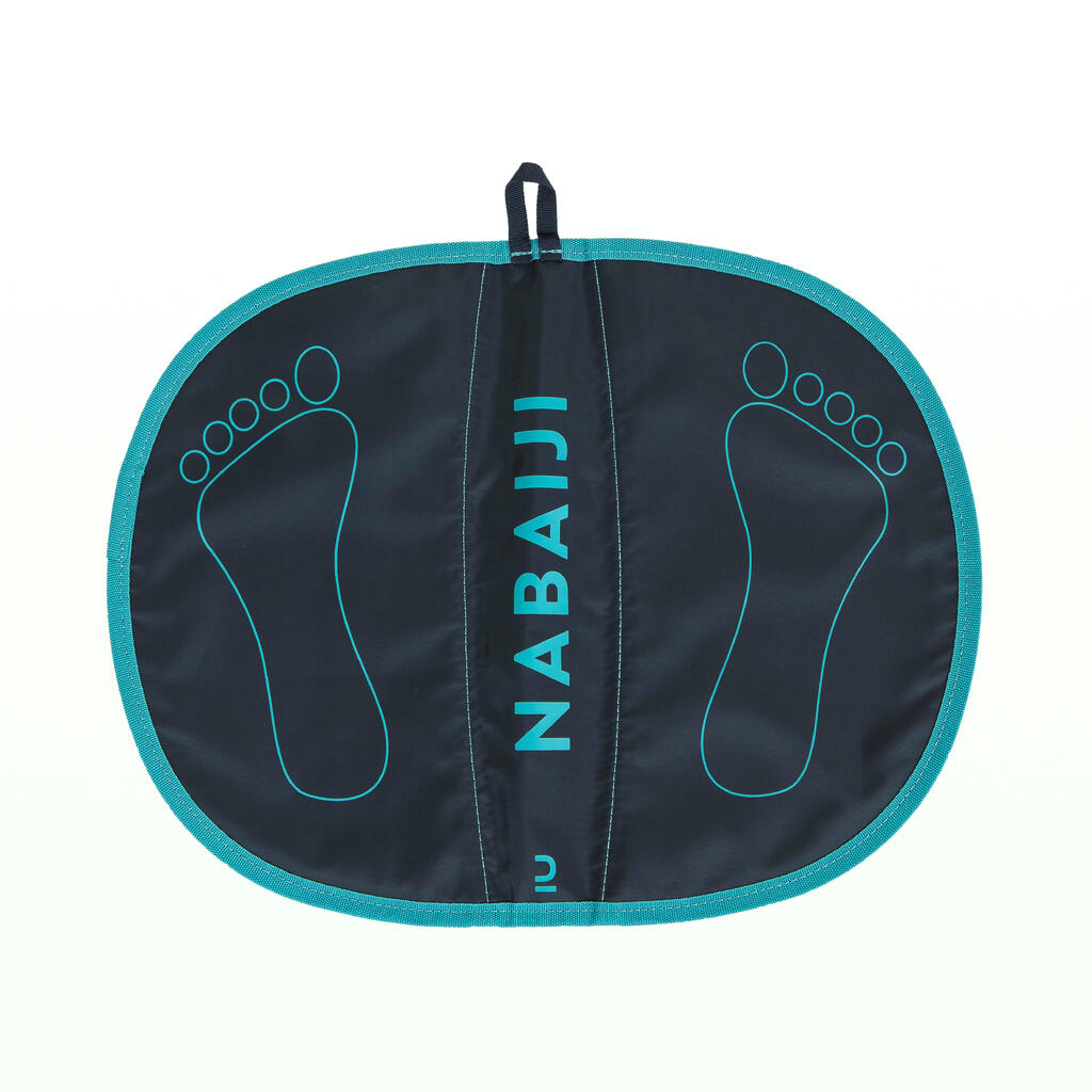 POOL MAT - SWIMMING FOOT HYGIENE - BLUE / GREY
