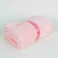 Ultra-soft Microfibre swimming towel size L 110 x 175 cm light pink