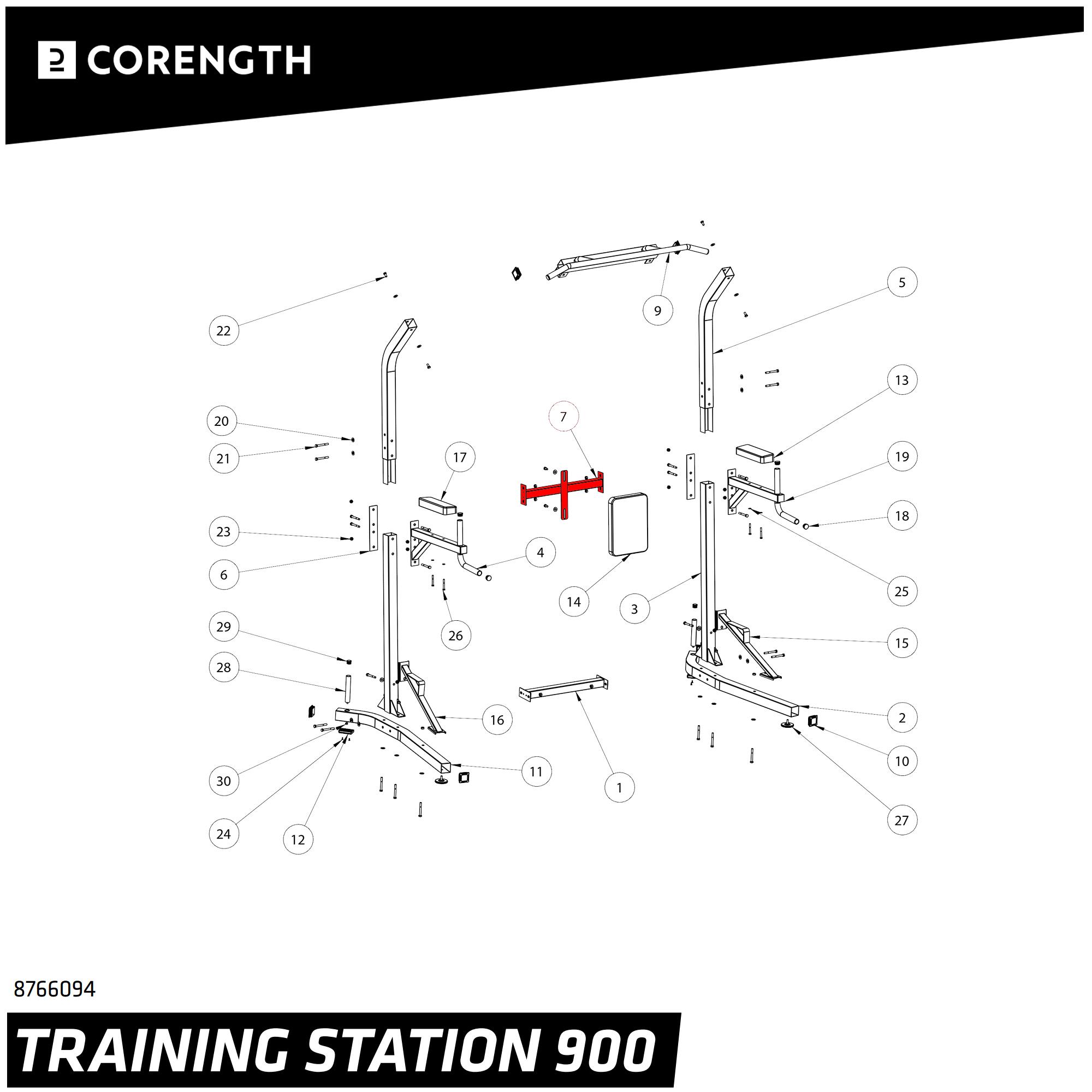 CHAISE ROMAINE TRAINING STATION 900 - TRAVERSE DU MILIEU 3/5