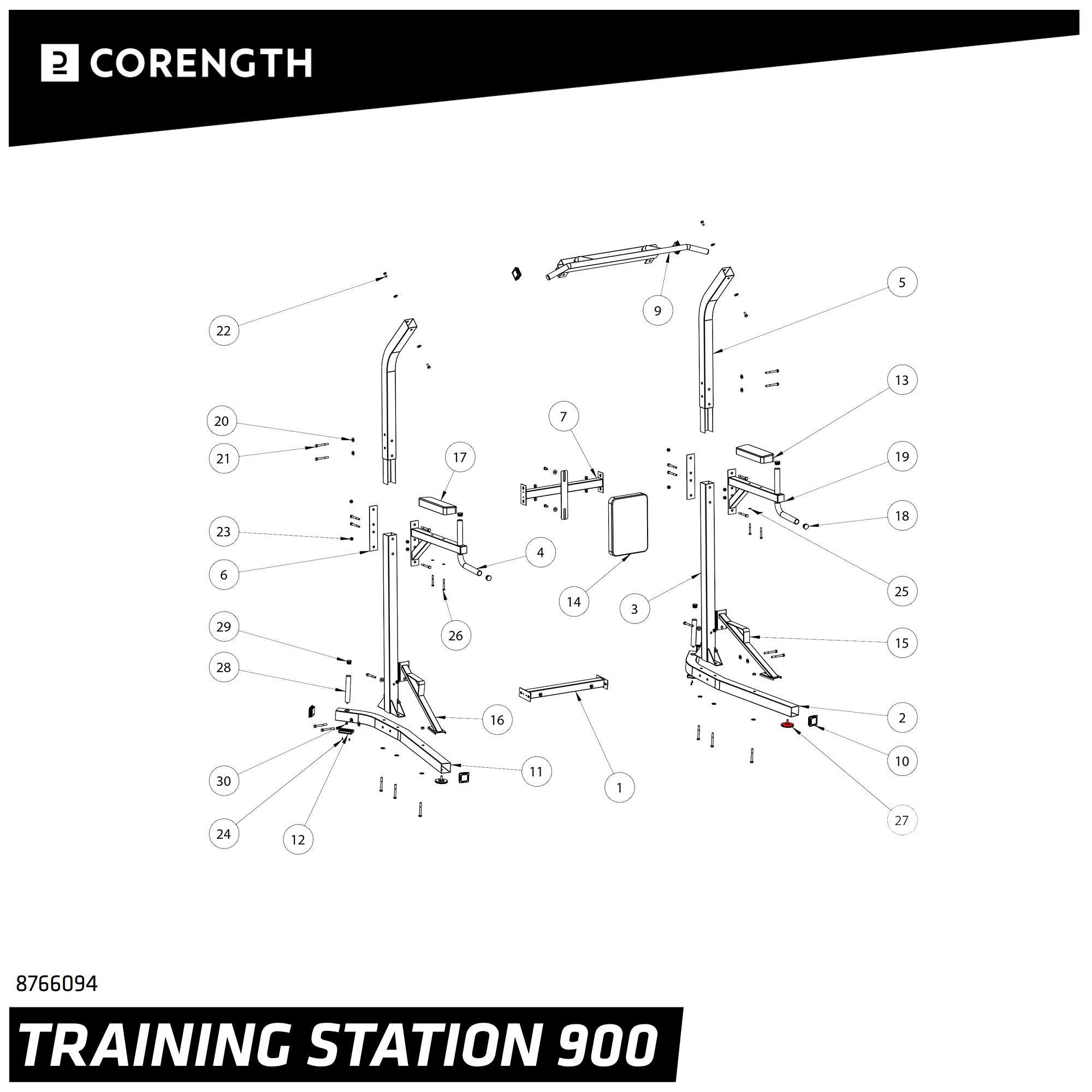 STRENGTH TRAINING - ADJUSTABLE FEET