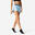 Short voor cardiofitness dames loose fit print blauw