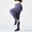 Leggings Damen hoher Taillenbund - FTI100 violett meliert