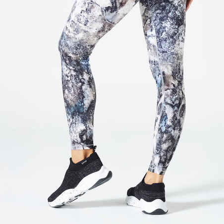 Women's High-Waisted Fitness Cardio Leggings - Print