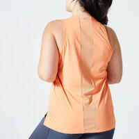 Women's Cardio Fitness Straight Cut Tank Top - Orange