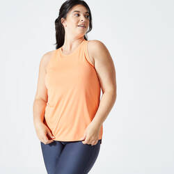 Women's Cardio Fitness Straight Cut Tank Top - Orange