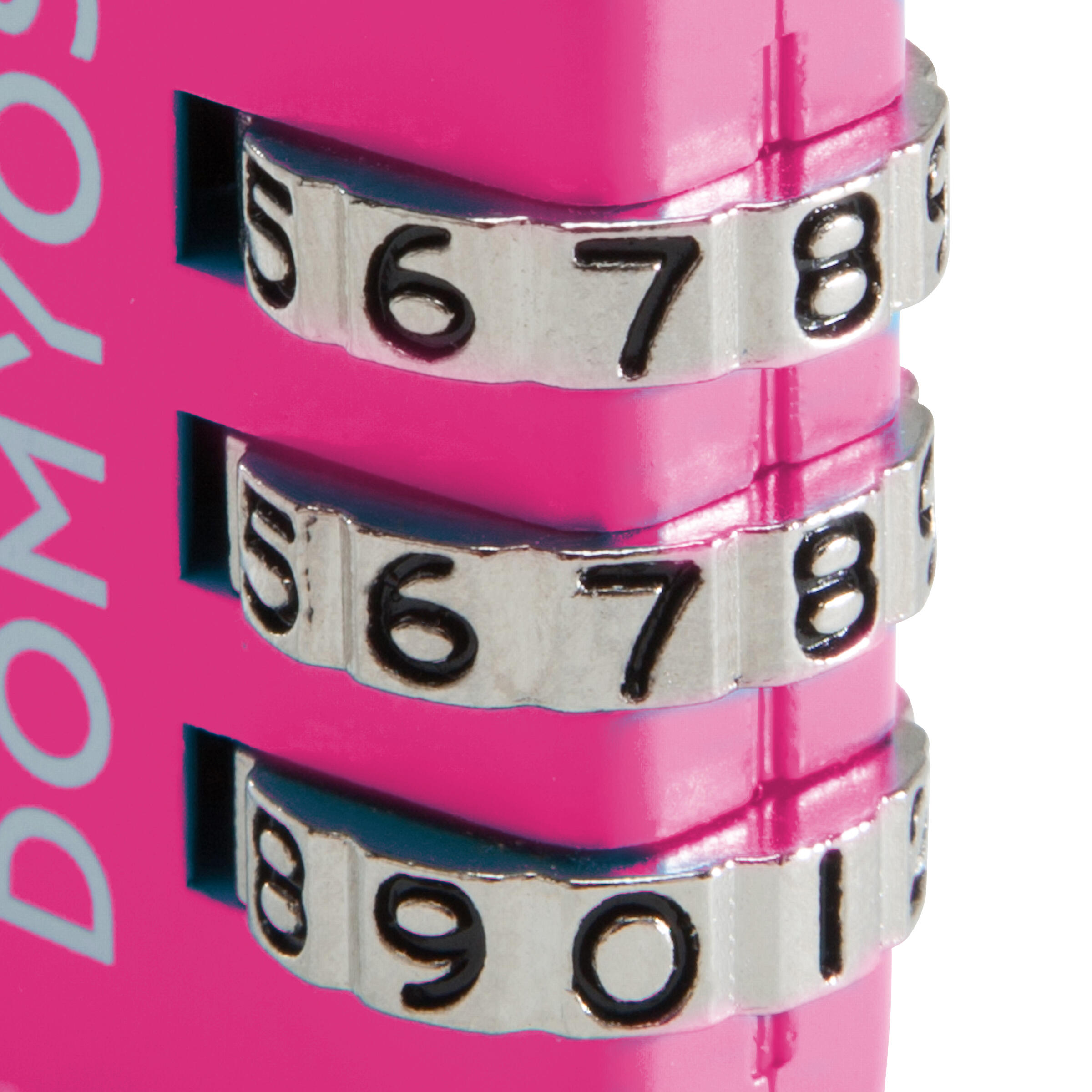 Combination Padlock - Pink 4/5