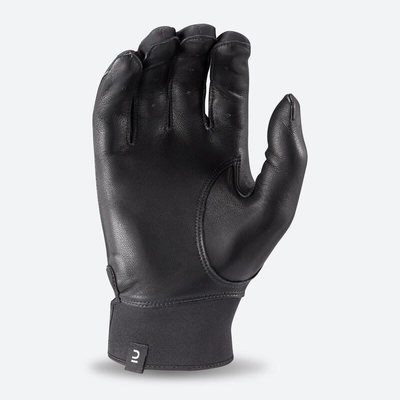 Baseball-Handschuh BA550 Damen/Herren schwarz