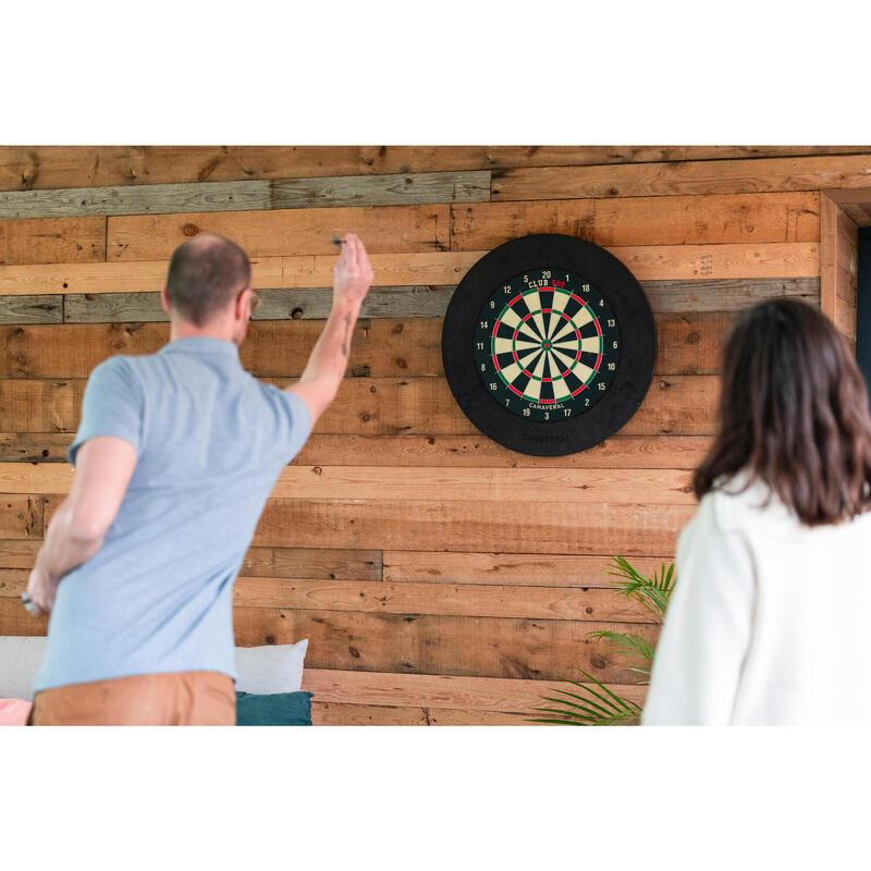 DARTBORD MET STALEN PIJLTJES CLUB 500