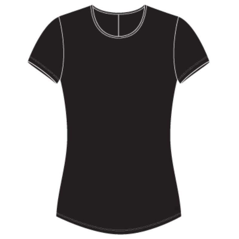 Tricou Fitness cardio Negru Damă
