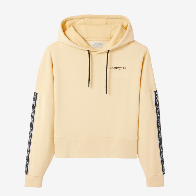 SWEAT CAPUCHE  FEMME KAPPA BEIGE