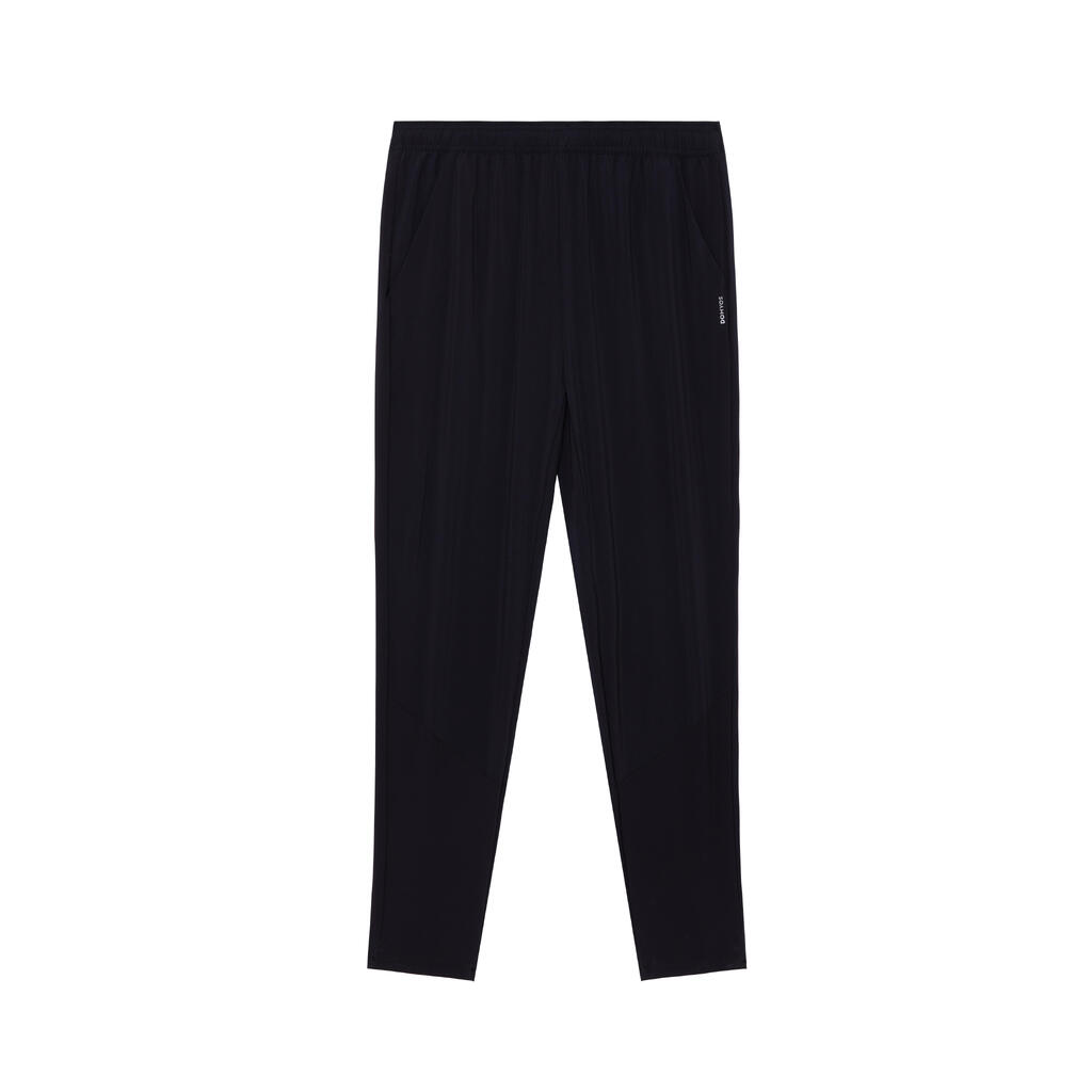 Women's Fitness Cardio Carrot-Cut Jogging Bottoms - Black
