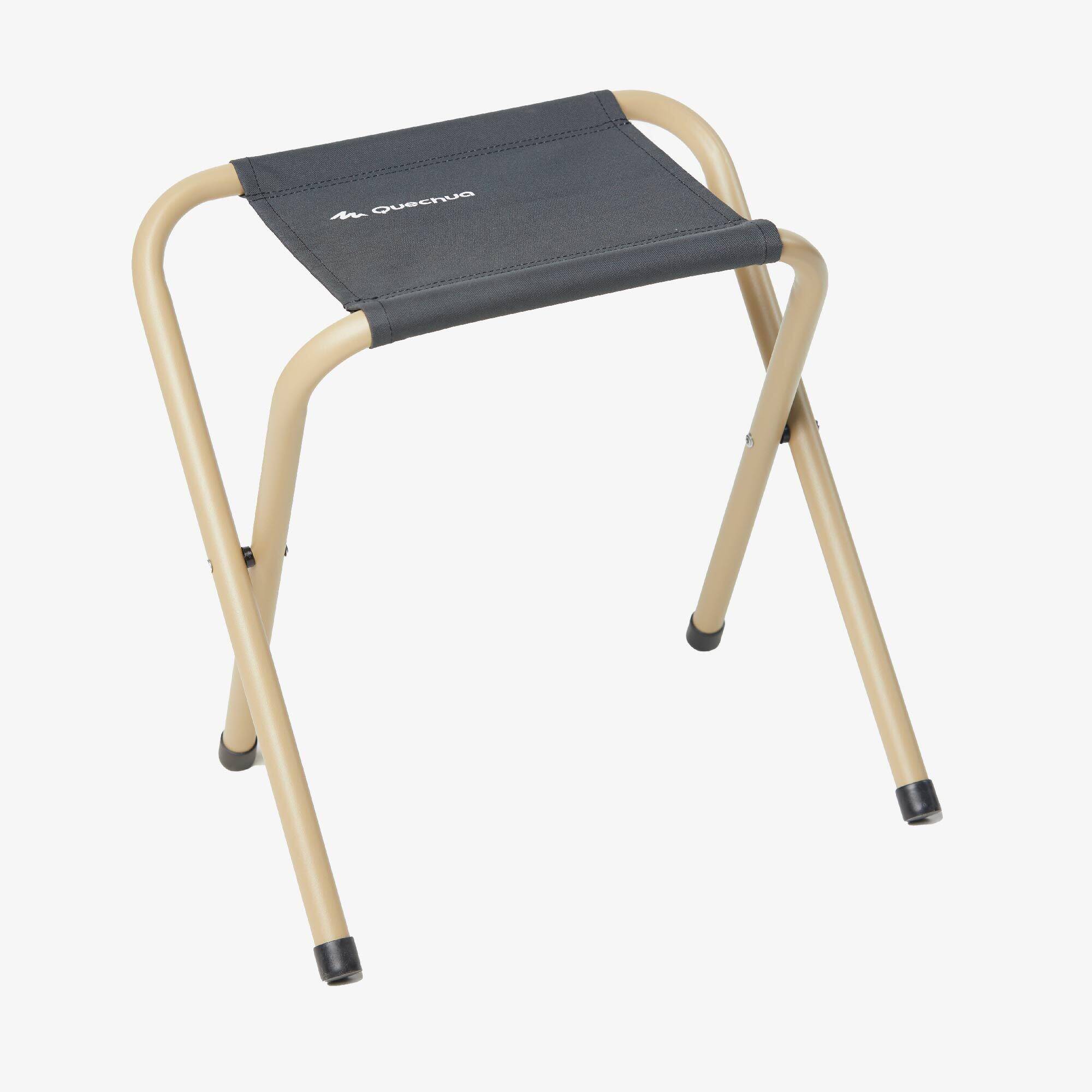 Camping Stool Foldable and Compact - Beige -  1