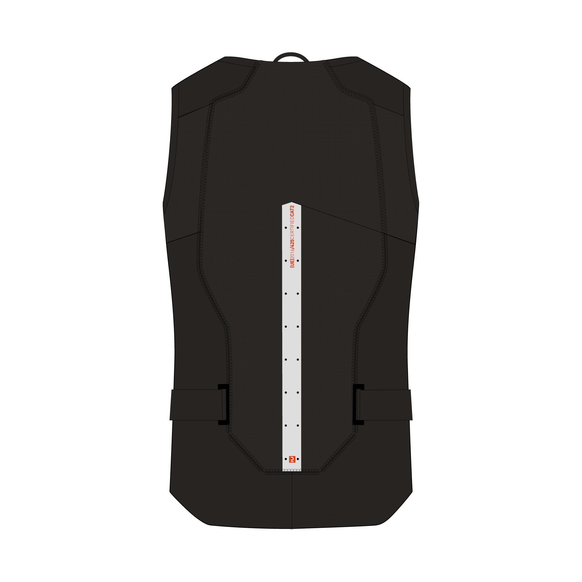 Rückenprotektor Erwachsene MTB Ski Snowboard - DBCK 900 schwarz  14/38