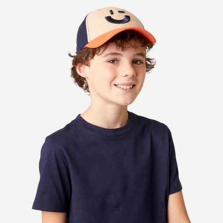 Kids' Cap - Navy/Orange