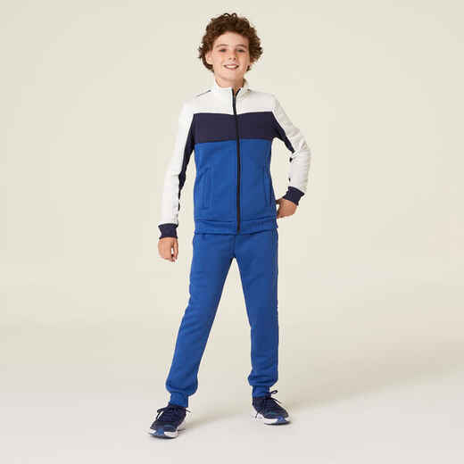 
      Kids' Unisex Breathable Tracksuit - Blue/White
  