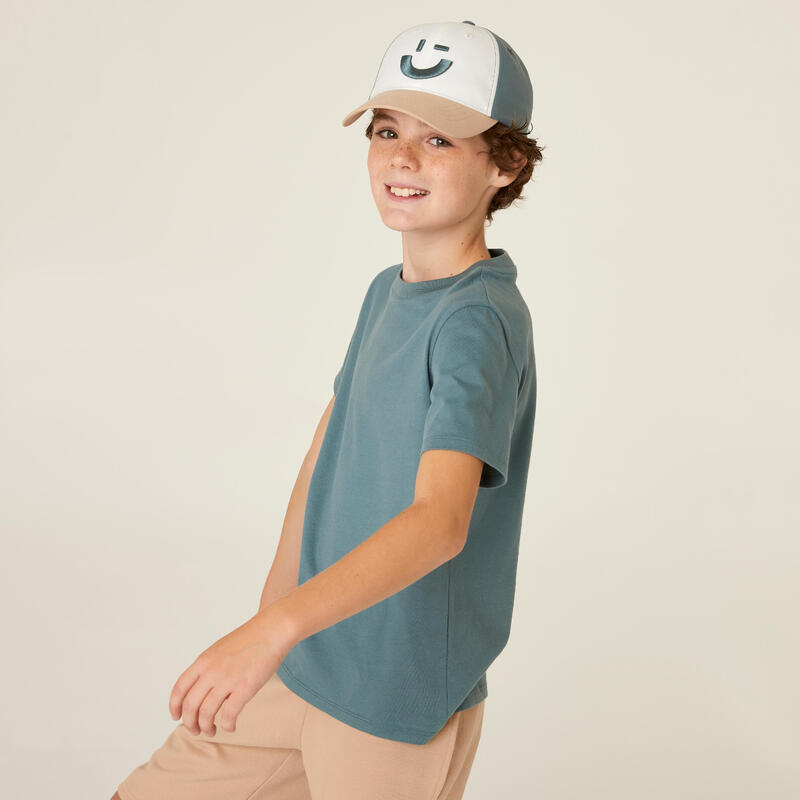 Casquette enfant W500 - kaki / beige