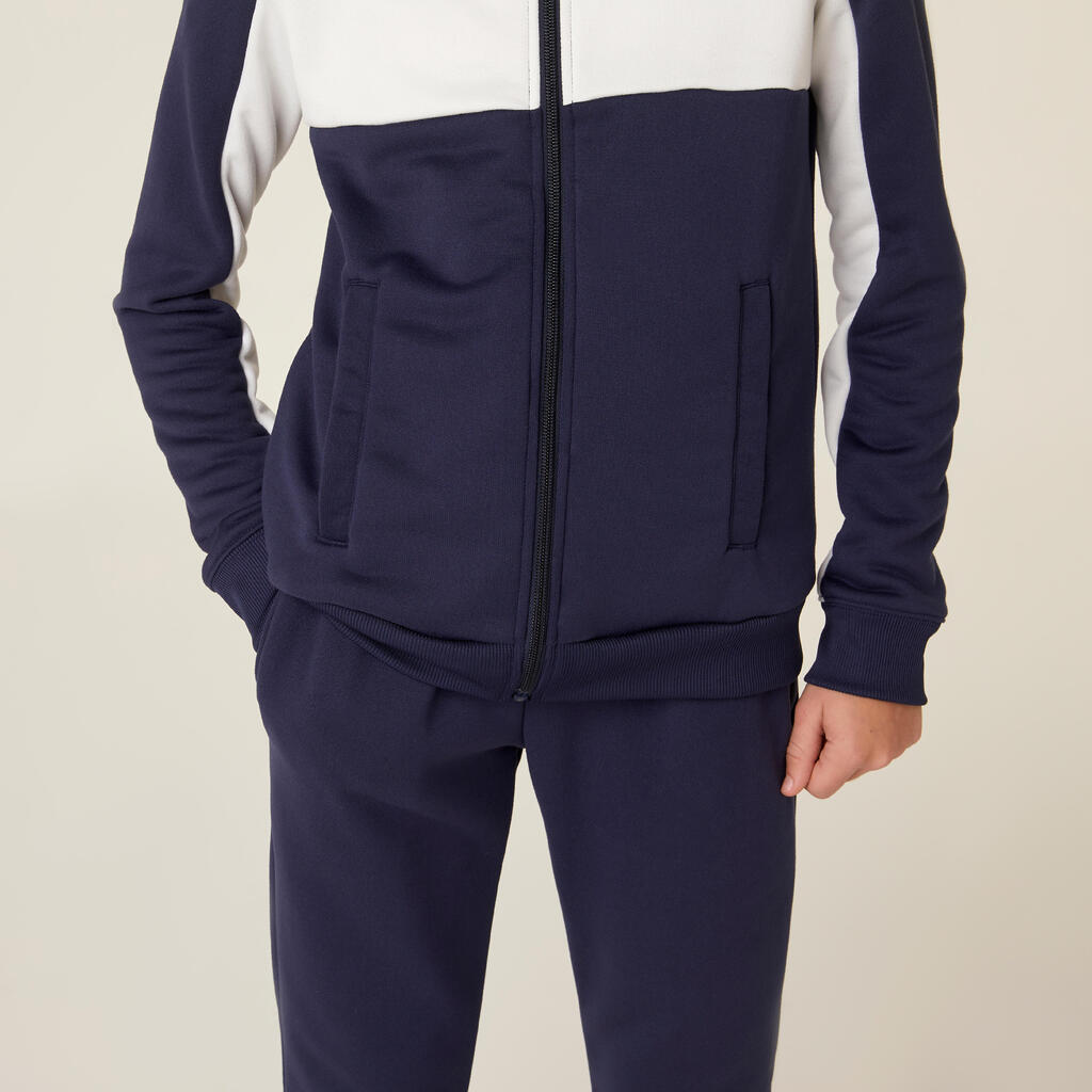 Kids' Unisex Breathable Tracksuit - Blue/White