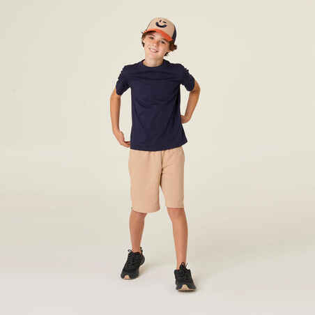 Kids' Cap W500 - Navy/Orange