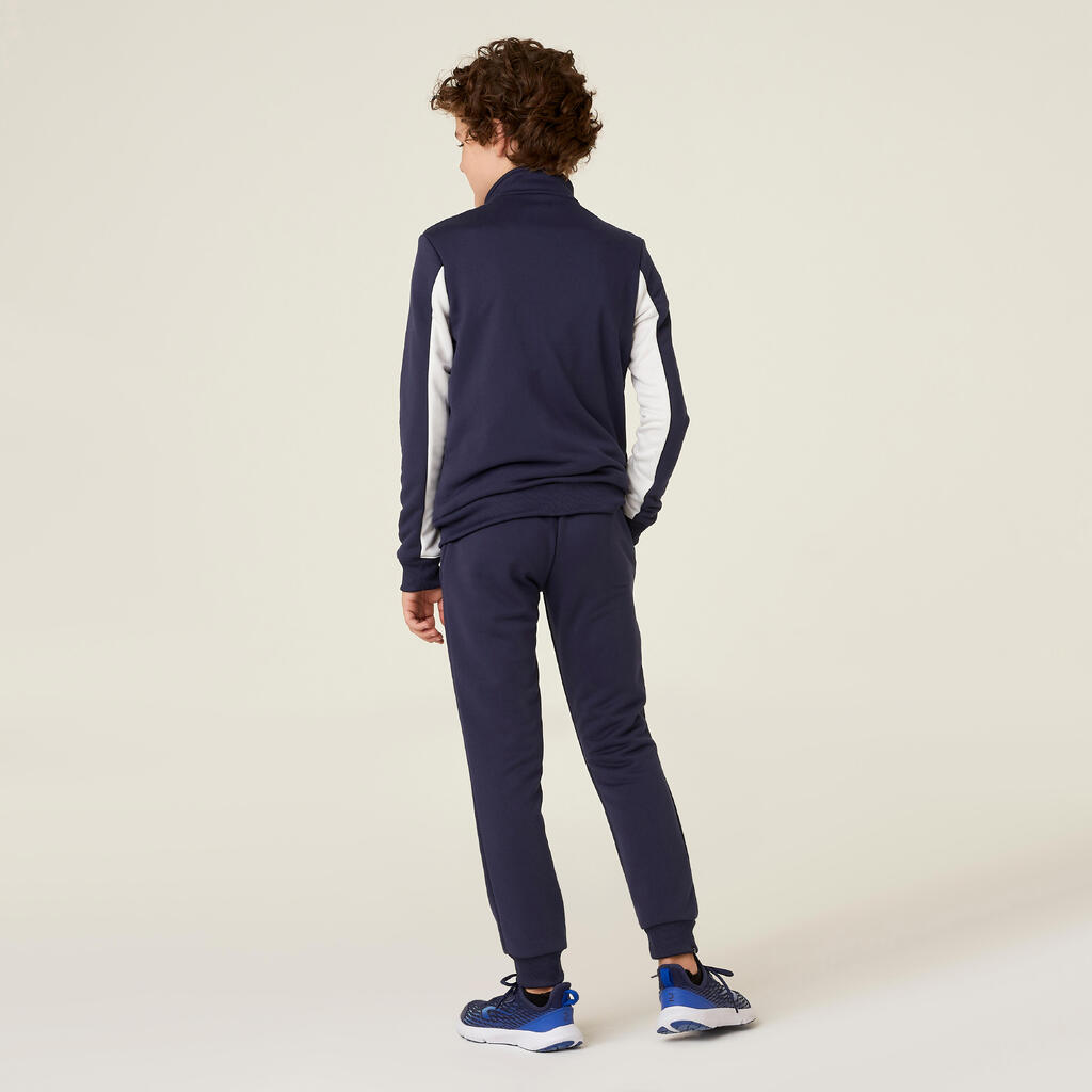 Kids' Unisex Breathable Tracksuit - Blue/White