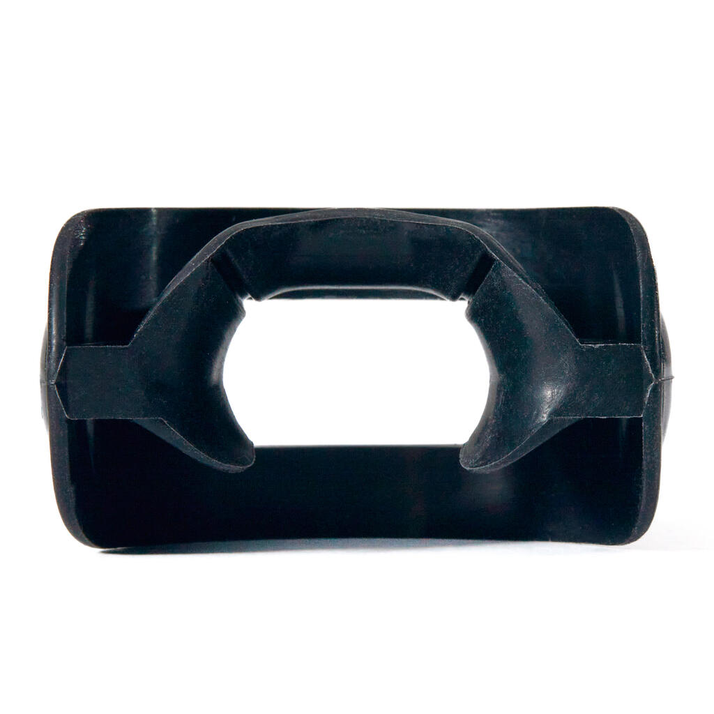 Comfort mouthpiece in black silicone size S