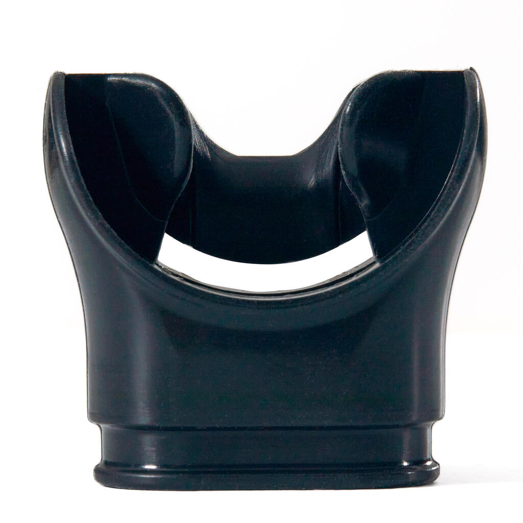 Comfort mouthpiece in black silicone size S