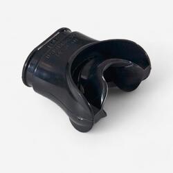 Embout buccal confort en silicone noir taille S