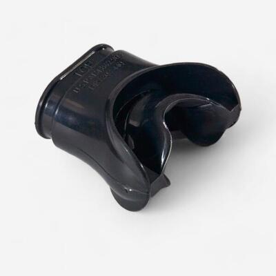 Komfort-Mundstück aus Silikon für Atemregler Grösse S schwarz