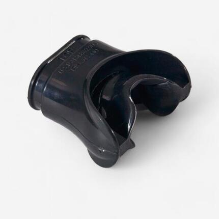 Embout buccal confort en silicone noir taille S