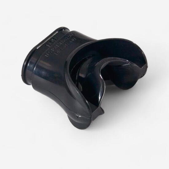 Komfort-Mundstück aus Silikon für Atemregler Grösse S schwarz