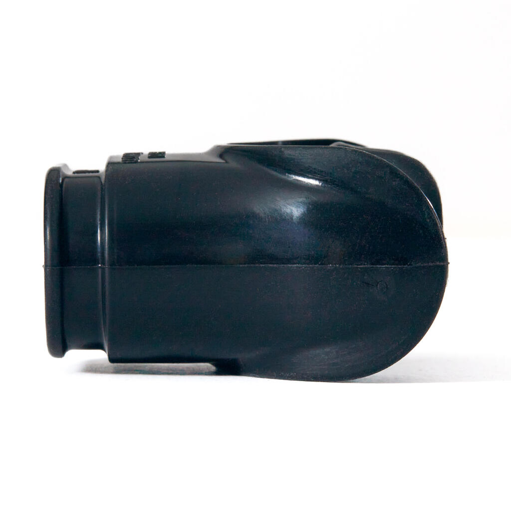 Comfort mouthpiece in black silicone size S