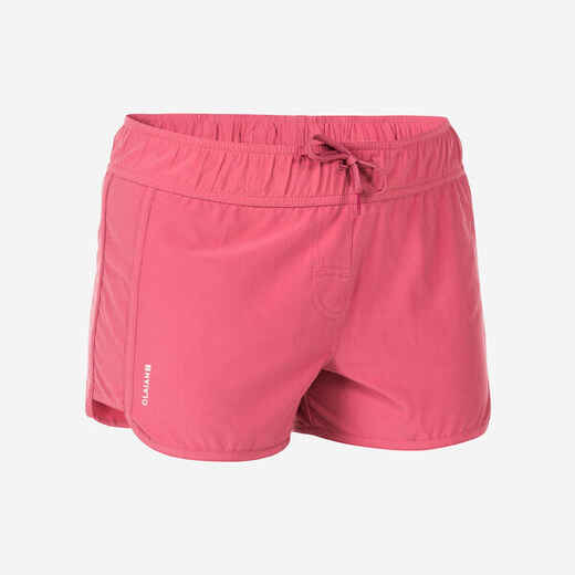 
      Boardshorts Surf Tini elastischer Taillenbund mit Kordelzug Damen rosa
  