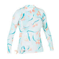 Women's Long Sleeve T-Shirt UV-Protection Surf Top 500 ANAMONES