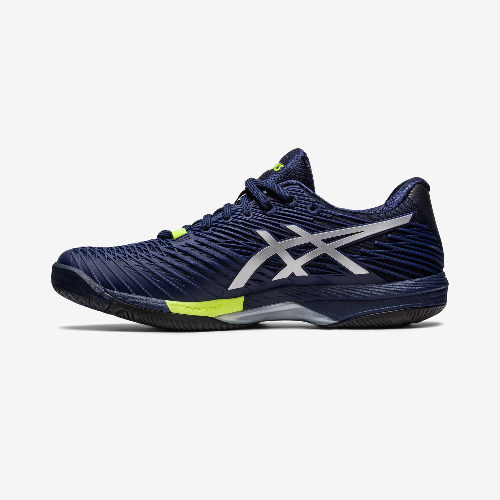 Men's Multicourt Tennis Shoes Gel Solution Speed FF 2 Blue ASICS