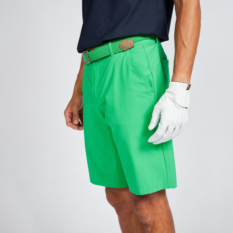 Short golf Homme - WW500 vert foncé