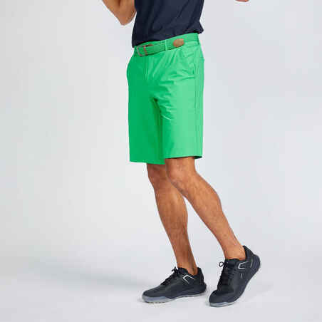 Temno zelene moške kratke hlače za golf WW500 